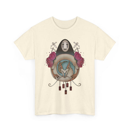Spirited Away Decor T-Shirt 100% Cotton Studio Ghibli Anime Graphic Tee