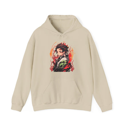Tanjiro Kamado Hashira Hoodie | 100% Cotton Demon Slayer Anime Hoodie