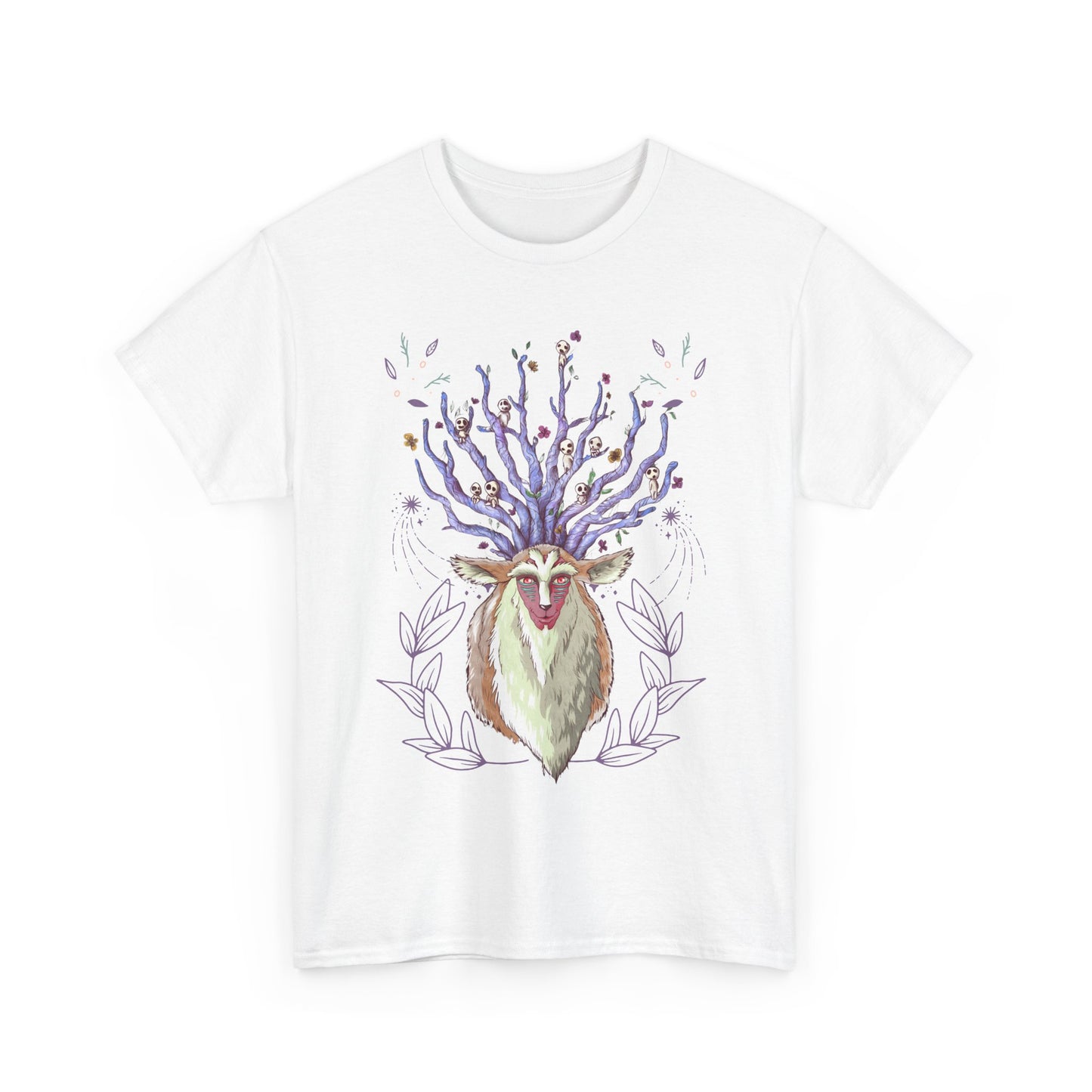 Forest Spirit T-Shirt – 100% Cotton Princess Mononoke Shirt | Studio Ghibli Forest God Tee