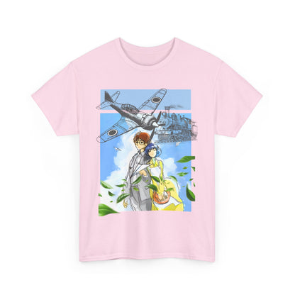 The Wind Rises Ghibli T-Shirt – 100% Cotton Anime Tee for Studio Ghibli Fans