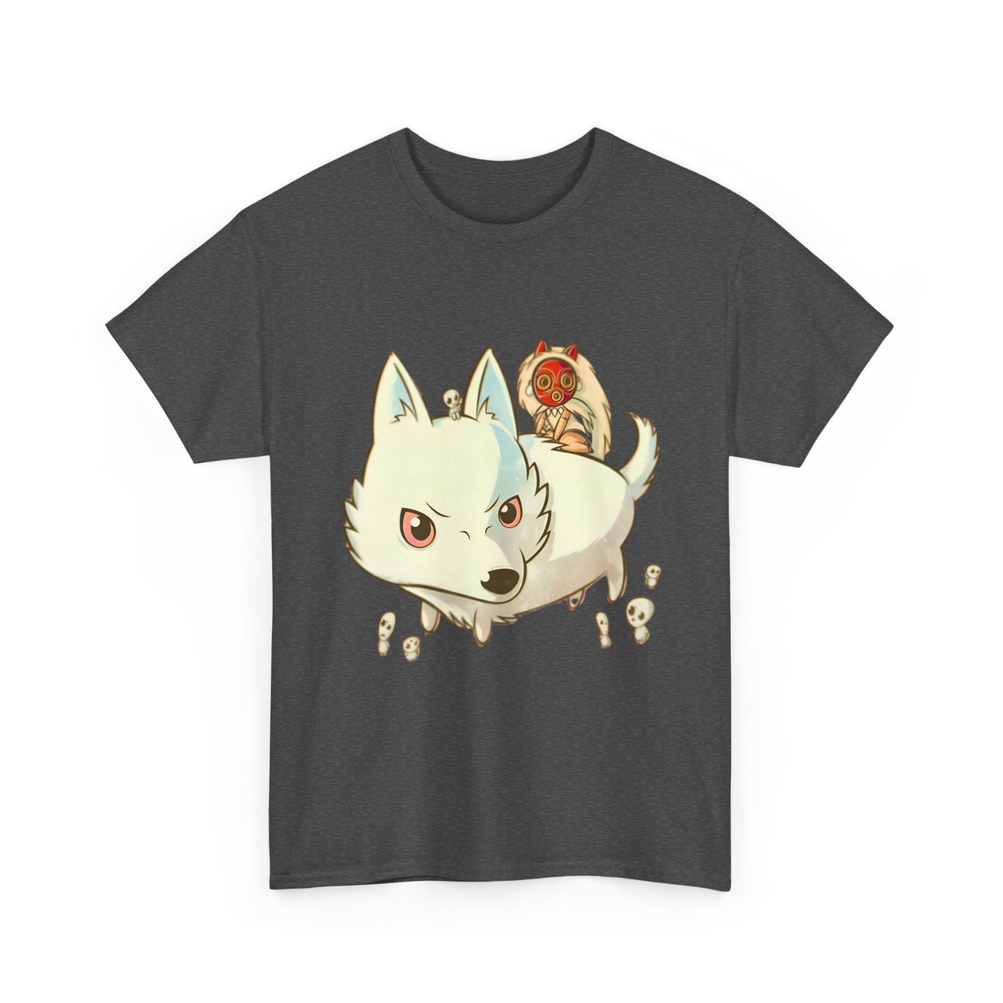 Princess Mononoke Chibi T-Shirt | 100% Cotton Studio Ghibli Cute Anime Tee