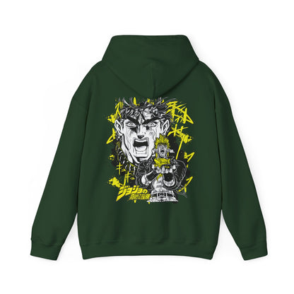 Joestar Back Print Hoodie – 100% Cotton JoJo’s Bizarre Adventure Anime Streetwear