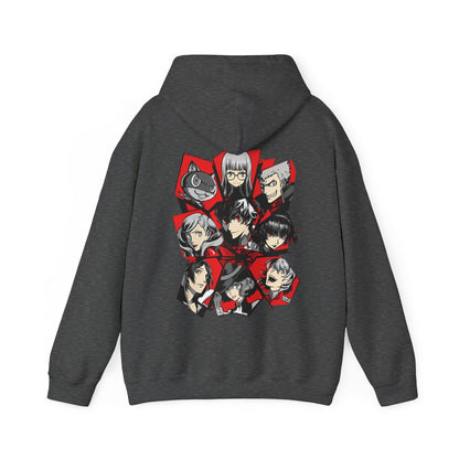 Persona 5 Hoodie with Back Print – 100% Cotton | Phantom Thieves Anime Gamer Hoodie