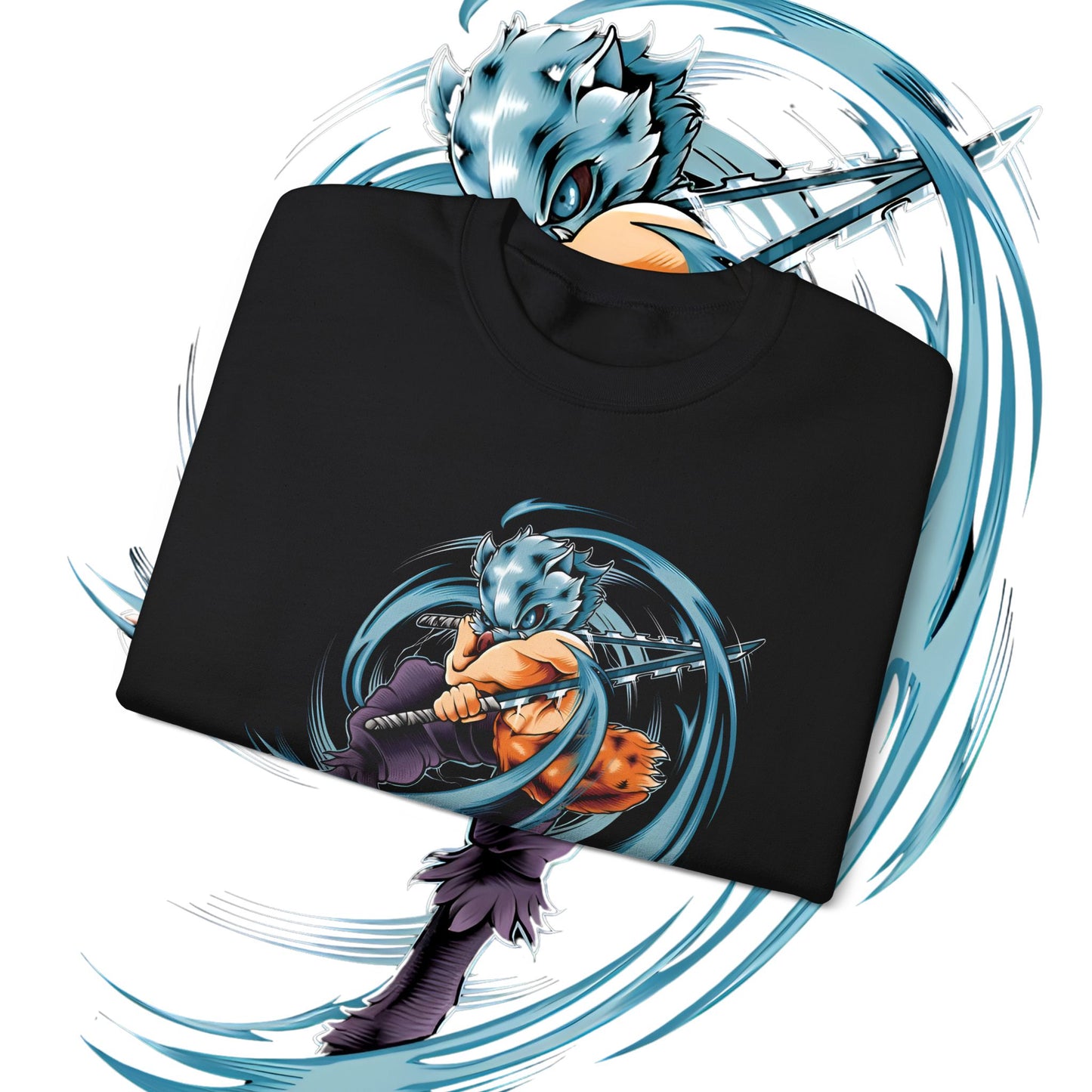 Inosuke Boar Sword Fury Sweatshirt | Demon Slayer | 100% Cotton Anime Sweater