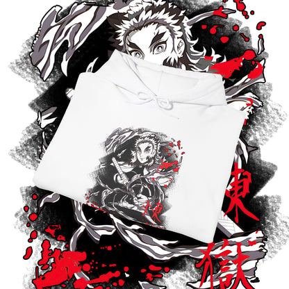 Kyojuro Rengoku Demon Slayer Hashira Hoodie | 100% Cotton Anime Hoodie