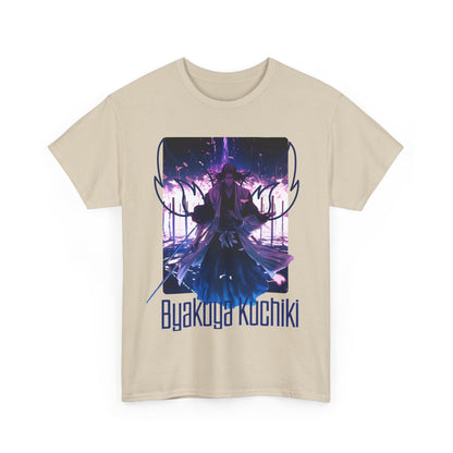 Byakuya Kuchiki Bleach T-Shirt – 100% Cotton Anime Tee for Soul Reaper Fans