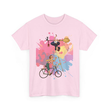 Kiki's Delivery Service Art T-Shirt 100% Cotton Studio Ghibli Tee