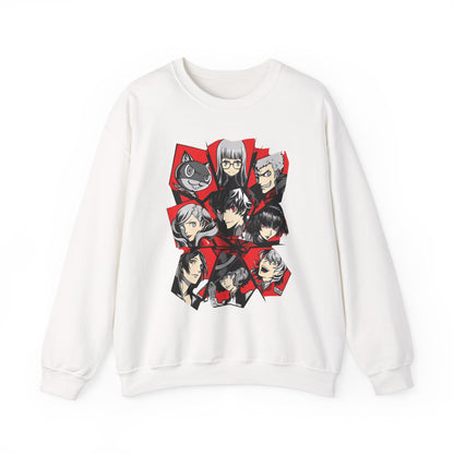 Persona 5 Video Game Sweatshirt – 100% Cotton | Phantom Thieves Cozy Anime Sweater