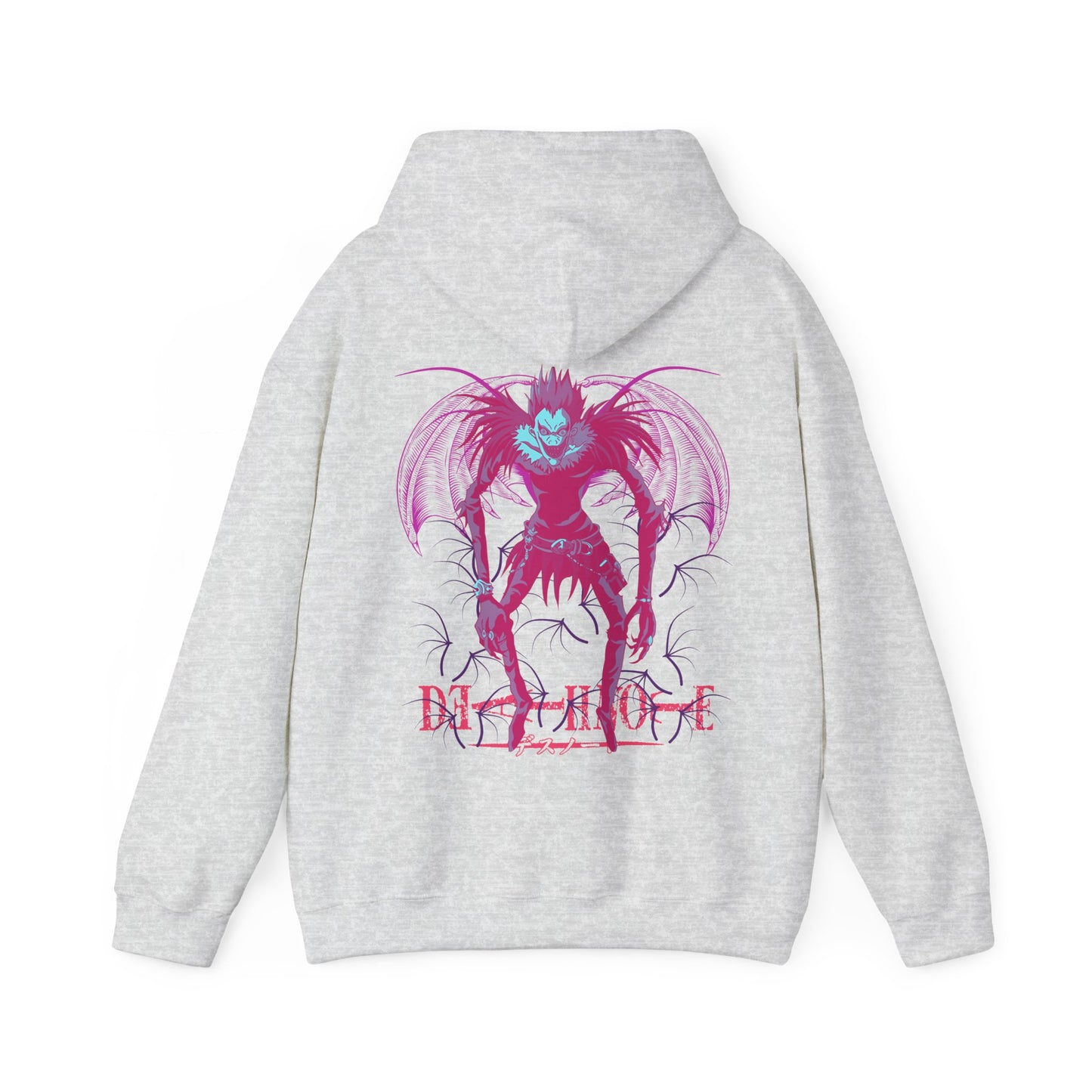 Ryuk Death Note Hoodie 100% Cotton with Back Print – Premium Anime Shinigami Design