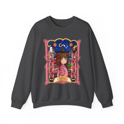 Spirited Away Chihiro Sweatshirt – 100% Cotton Studio Ghibli Pullover for Anime Fans