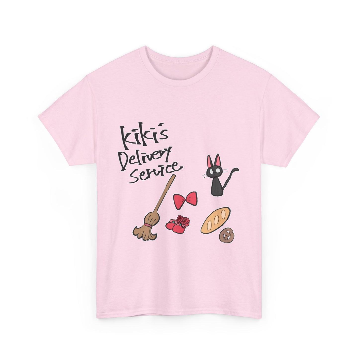 Jiji Cat Ghibli T-Shirt – 100% Cotton Kiki’s Delivery Service Tee