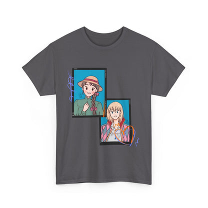 Sophie and Howl T-Shirt – 100% Cotton Studio Ghibli Shirt for Anime Lovers
