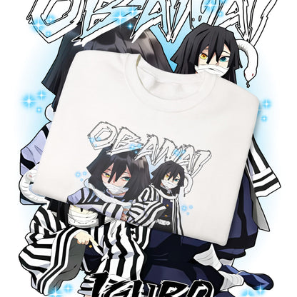 Iguro Obanai Hashira Cotton Sweatshirt | Anime Demon Slayer Pullover