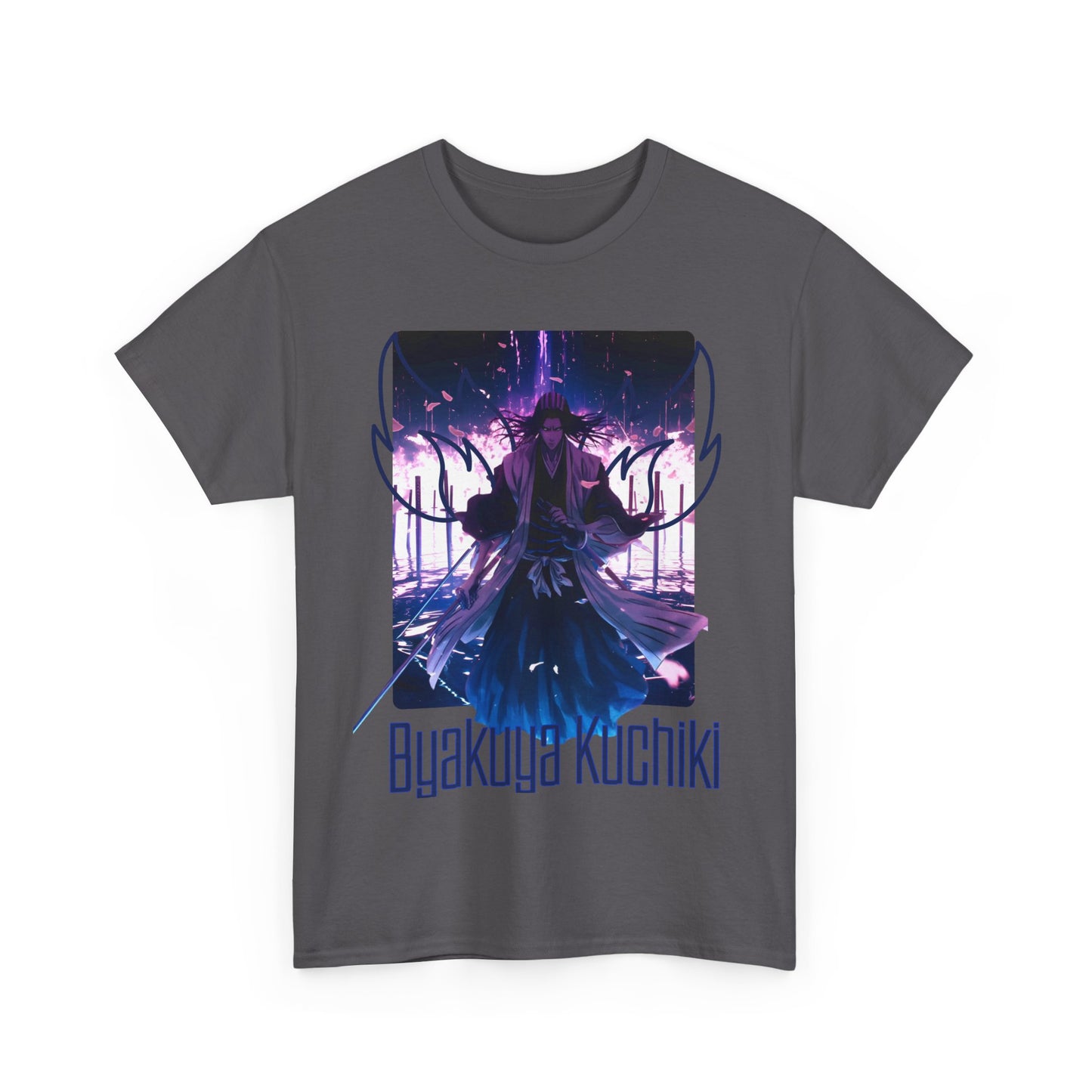 Byakuya Kuchiki Bleach T-Shirt – 100% Cotton Anime Tee for Soul Reaper Fans