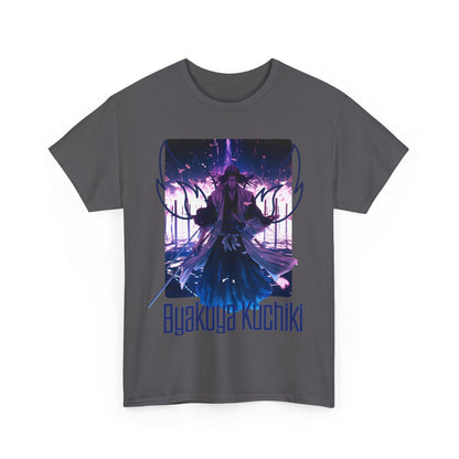 Byakuya Kuchiki Bleach T-Shirt – 100% Cotton Anime Tee for Soul Reaper Fans