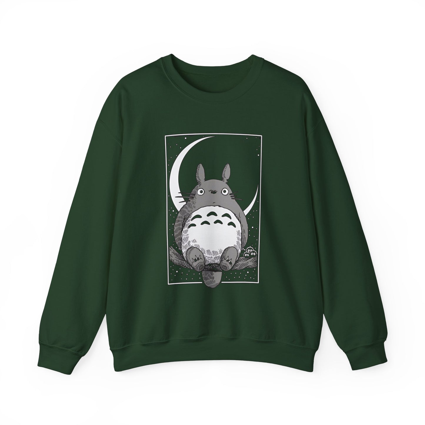 Totoro Night Dreams Sweatshirt – Cozy 100% Cotton Studio Ghibli Pullover for Anime Lovers