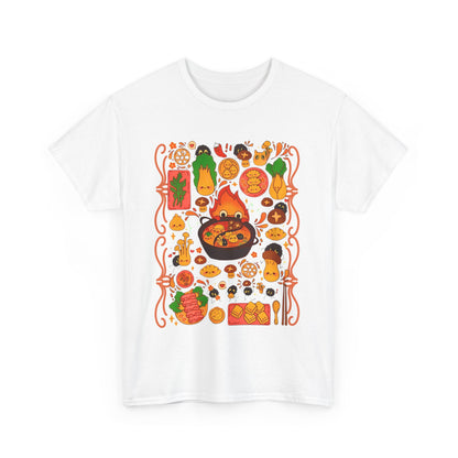 Calcifer Breakfast T-Shirt – 100% Cotton Studio Ghibli Shirt Inspired by Howl’s Moving Castle