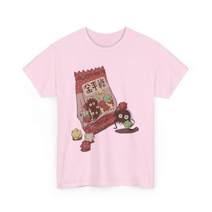 Soot Sprites Candy T-Shirt – 100% Cotton Cute Studio Ghibli Anime Tee