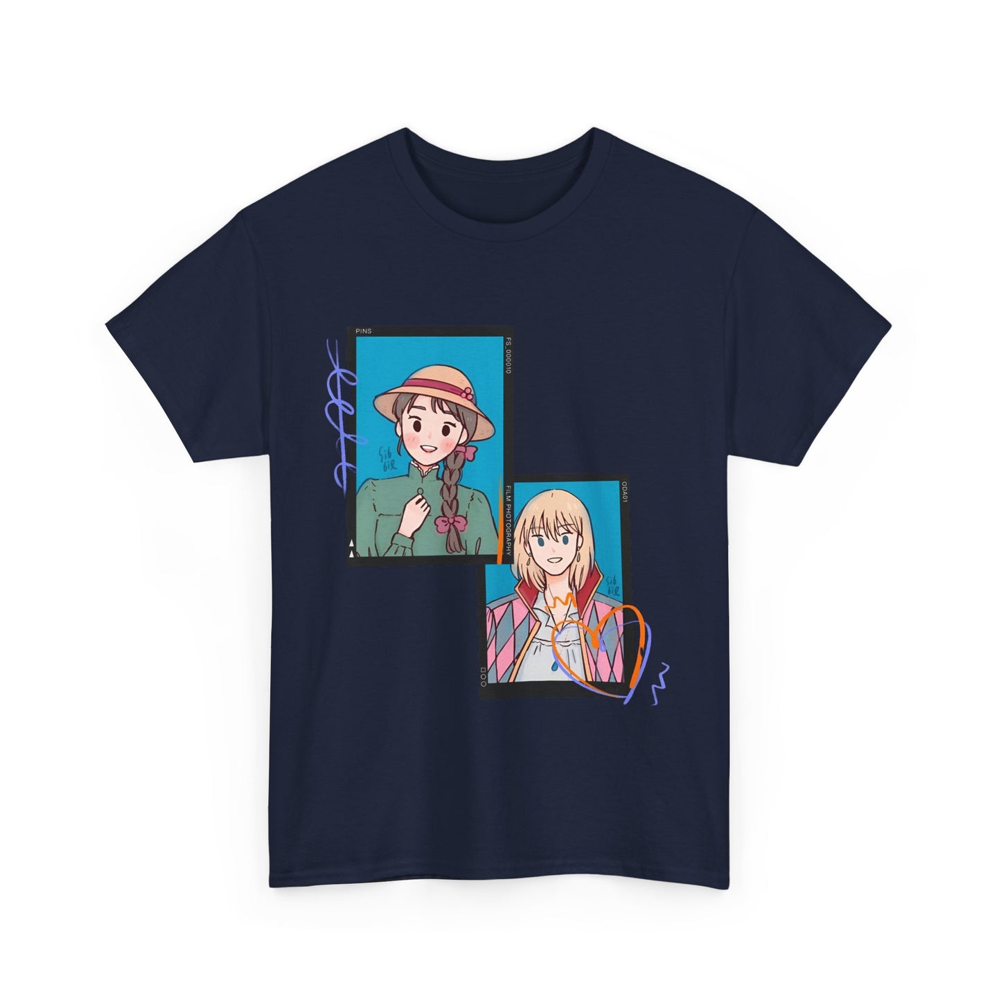 Sophie and Howl T-Shirt – 100% Cotton Studio Ghibli Shirt for Anime Lovers