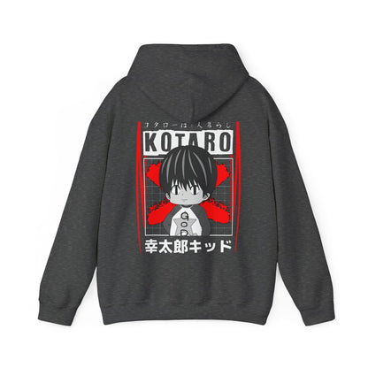 Kotaro Lives Alone Back Print Hoodie – 100% Cotton | Cozy Anime Hoodie for Fans of Kotaro’s Journey