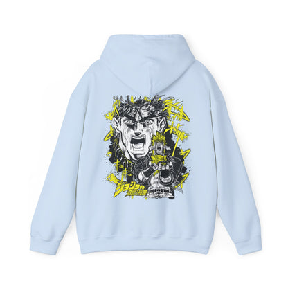 Joestar Back Print Hoodie – 100% Cotton JoJo’s Bizarre Adventure Anime Streetwear