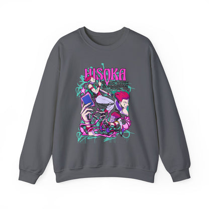 Hisoka Morow Hunter x Hunter Sweatshirt – 100% Cotton Cozy Anime Sweatshirt for True Fans