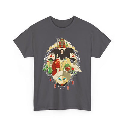 Spirited Away Characters T-Shirt – 100% Cotton Studio Ghibli Tee