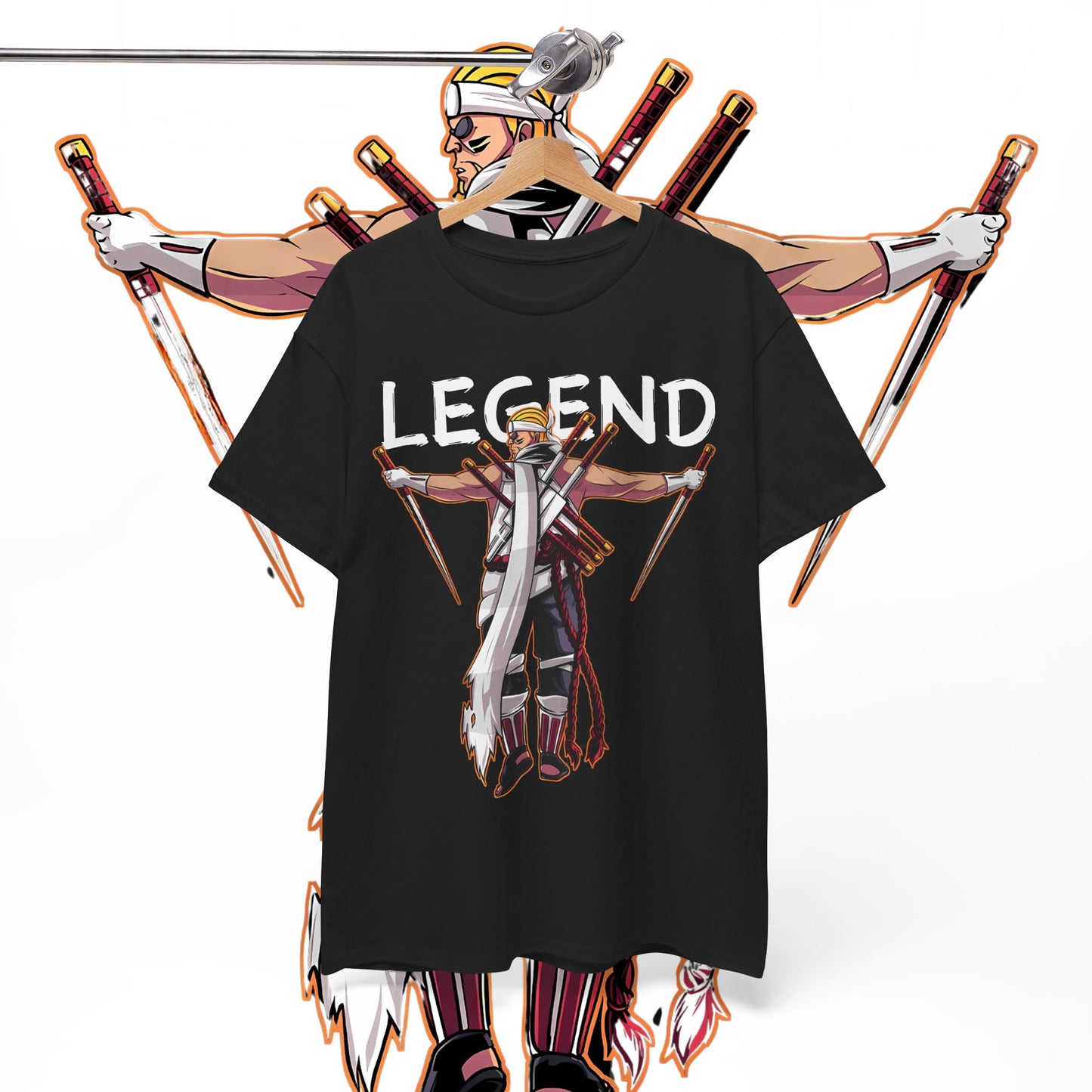 Killer Bee Naruto Anime Cotton T-Shirt