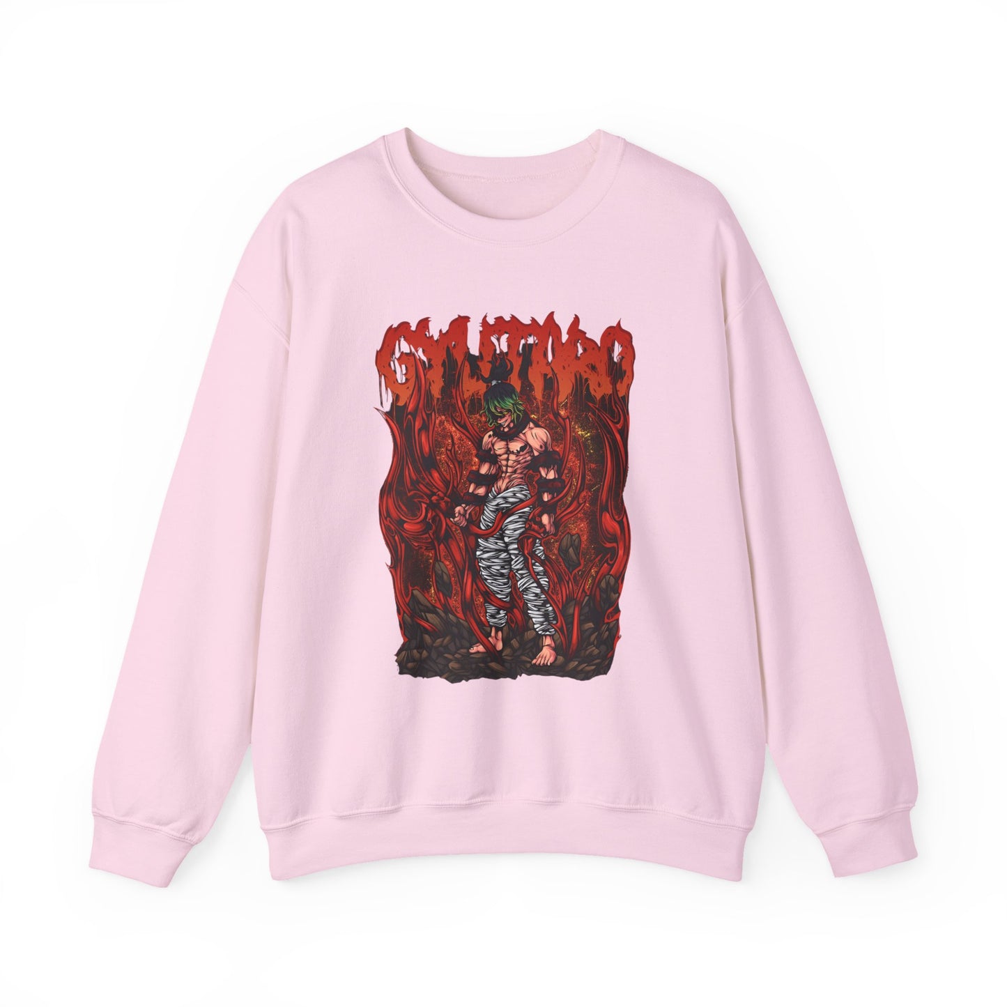 Gyutaro Demon Slayer Sweatshirt – 100% Cotton Anime Pullover for Upper Moon Six Fans