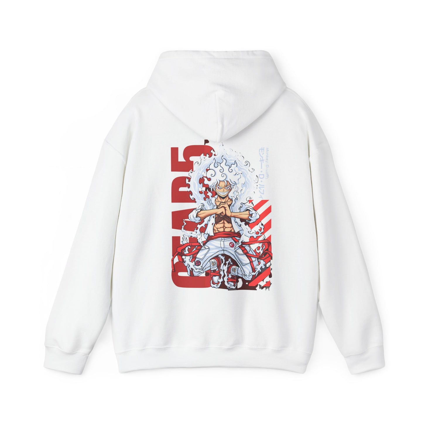 Monkey D. Luffy Back Print Hoodie – 100% Cotton One Piece Anime Streetwear