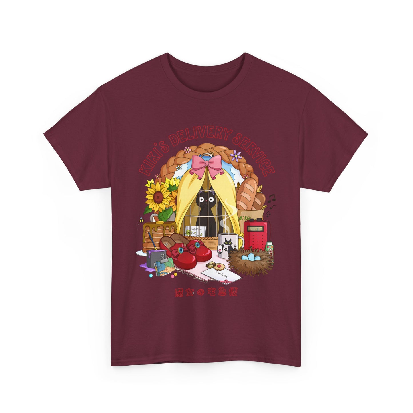 Kiki’s Delivery Service Breakfast T-Shirt | Studio Ghibli Anime Tee