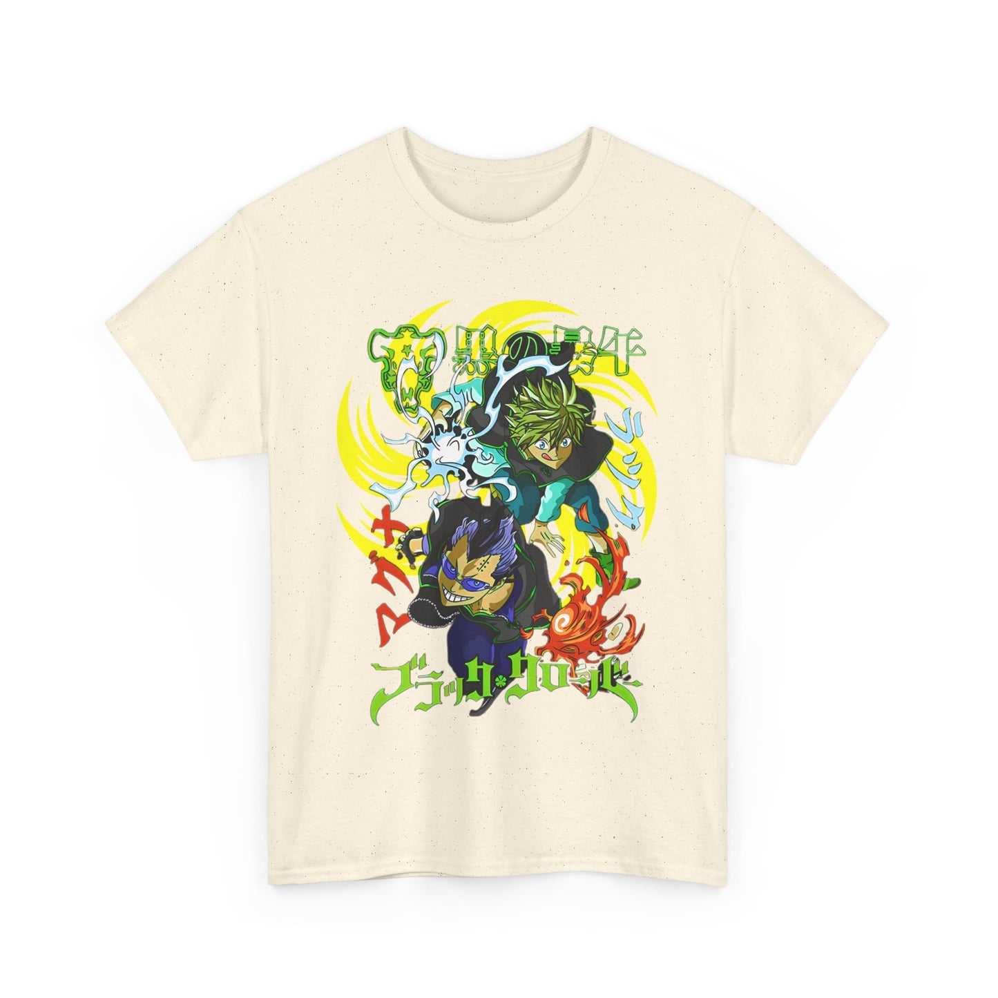 Magna and Luck Black Clover T-Shirt – 100% Cotton Anime Tee for True Magic Knights Fans
