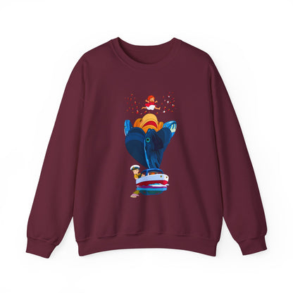 Ponyo and Sosuke Sea Dreams Sweatshirt – 100% Cotton Studio Ghibli Anime Pullover