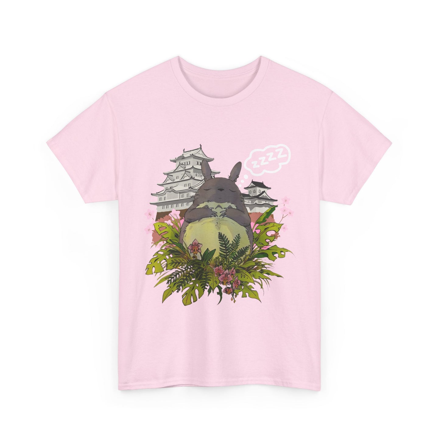 Totoro Sleep T-Shirt 100% Cotton Studio Ghibli Anime Graphic Tee
