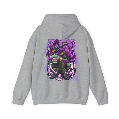 JoJo's Bizarre Adventure Back Print Hoodie – 100% Cotton Anime Hoodie for JoJo Fans