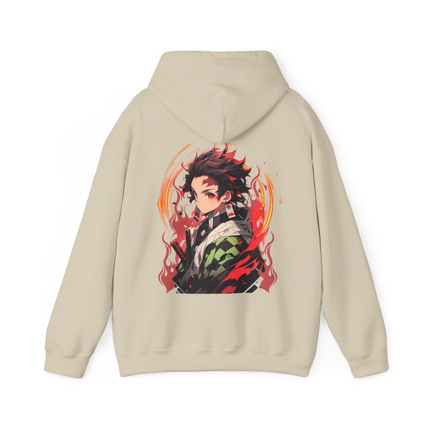 Tanjiro Kamado Back Print Hoodie | 100% Cotton Demon Slayer Hashira Hoodie