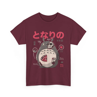 Totoro Anatomy T-Shirt – 100% Cotton Studio Ghibli Anime Tee