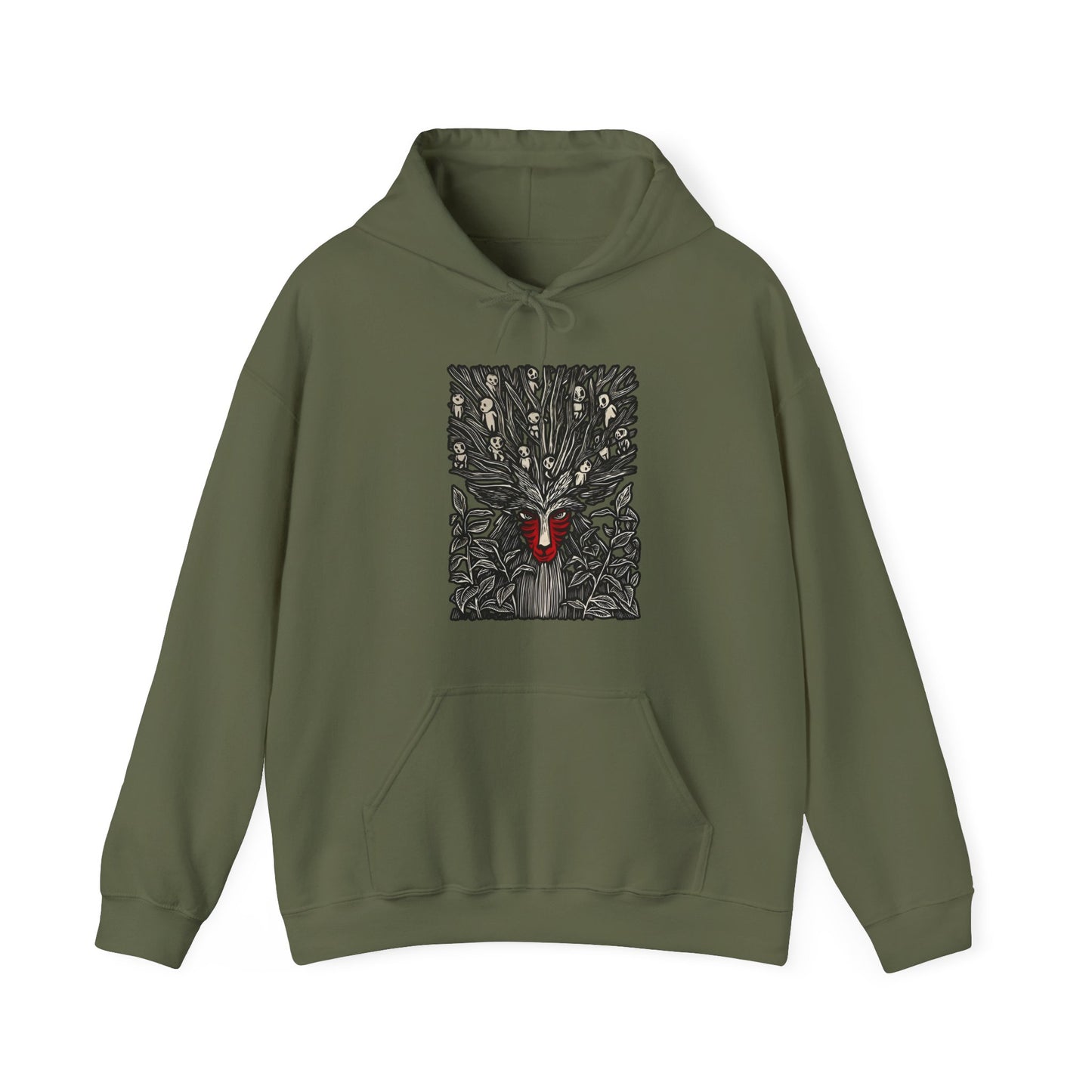 Forest Spirit Studio Ghibli Hoodie – 100% Cotton Cozy Anime Hoodie for Ghibli Fans