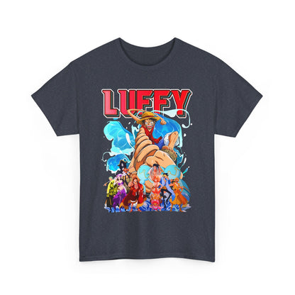 Luffy and Friends One Piece T-Shirt – 100% Cotton Anime Crew Tee