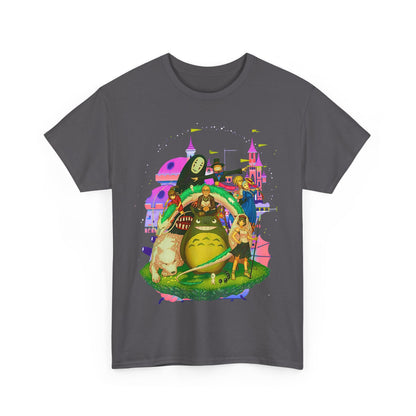 Hayao Miyazaki Characters T-Shirt – 100% Cotton Studio Ghibli Anime Tee