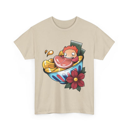Ponyo Snack Jam T-Shirt | 100% Cotton Studio Ghibli Anime Tee