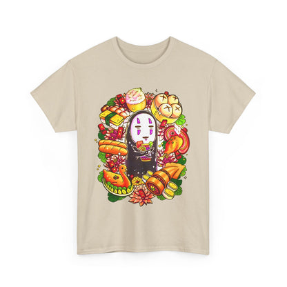 No Face Paint Brush T-Shirt | 100% Cotton Spirited Away Studio Ghibli Tee