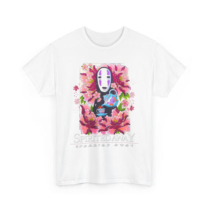 Spirited Away Tea Flowers T-Shirt | 100% Cotton Studio Ghibli Anime Tee
