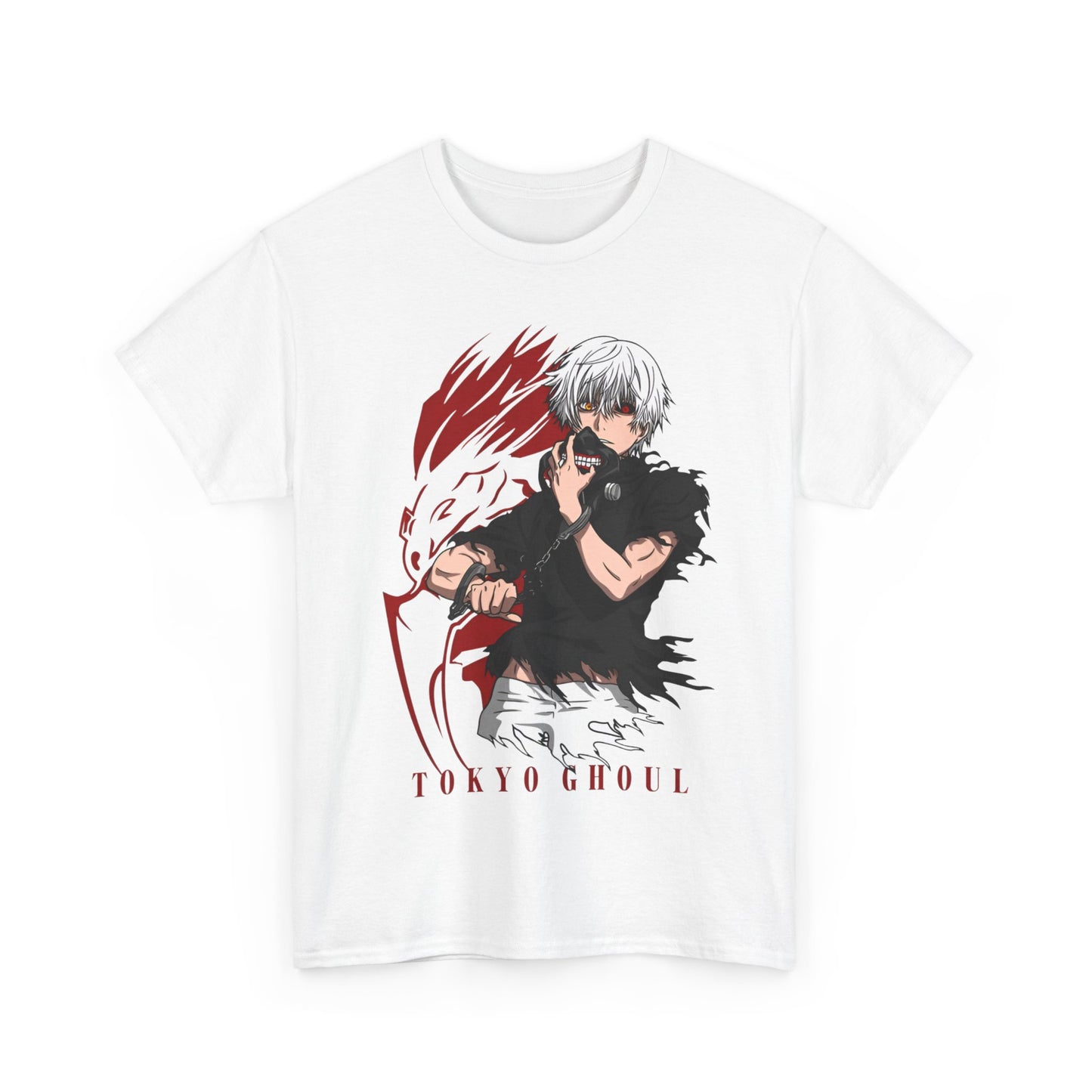 Ken Kaneki Tokyo Ghoul T-Shirt – 100% Cotton Anime Tee for Ghoul Fans