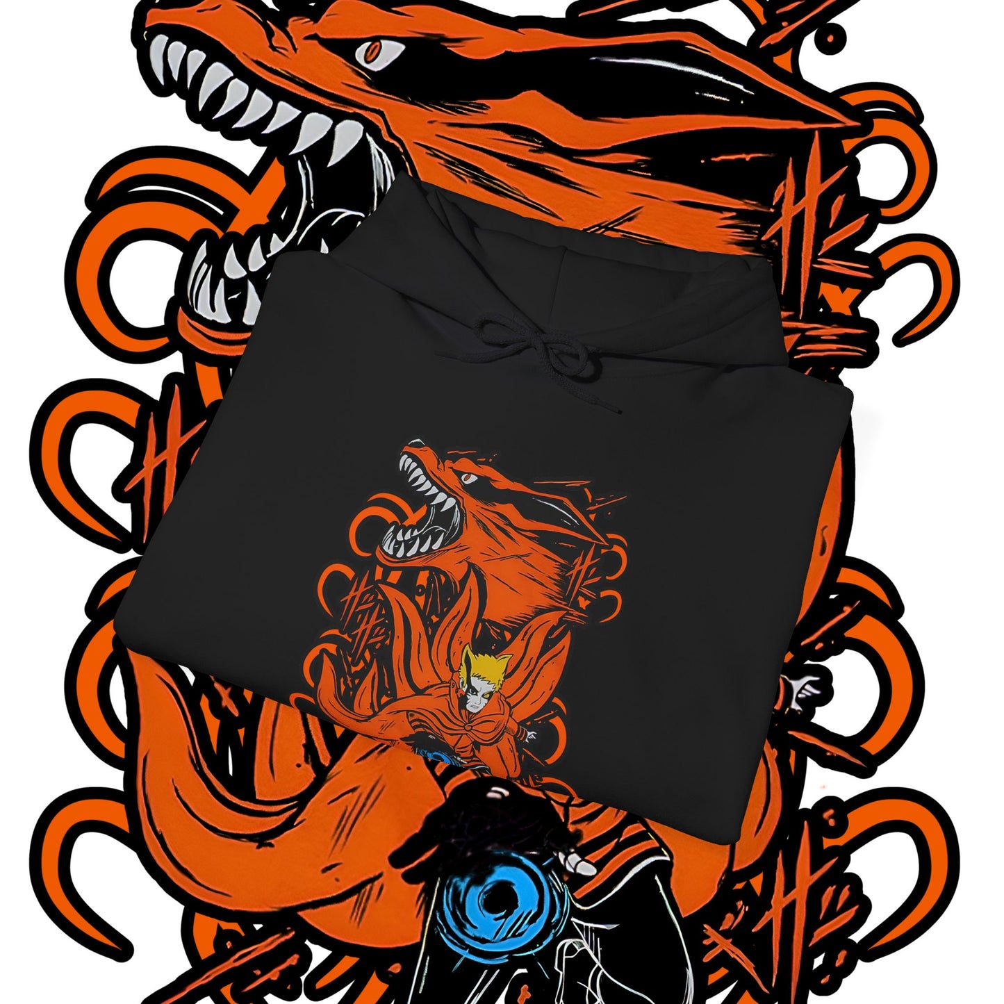 Naruto Uzumaki Kurama Hoodie | Premium Cotton Anime Sweatshirt