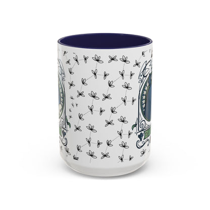 Totoro Spirited Ghibli Accent Handle Mug – 11oz & 15oz Anime Cup – Studio Ghibli Coffee Gift