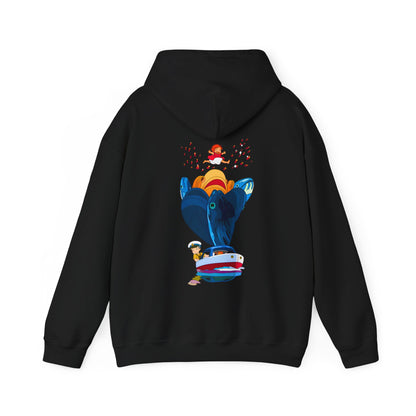 Ponyo and Sosuke Sea Dreams Back Print Hoodie – 100% Cotton Studio Ghibli Ocean Anime Apparel