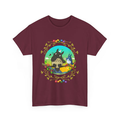 My Neighbor Totoro T-Shirt 100% Cotton Studio Ghibli Anime Tee