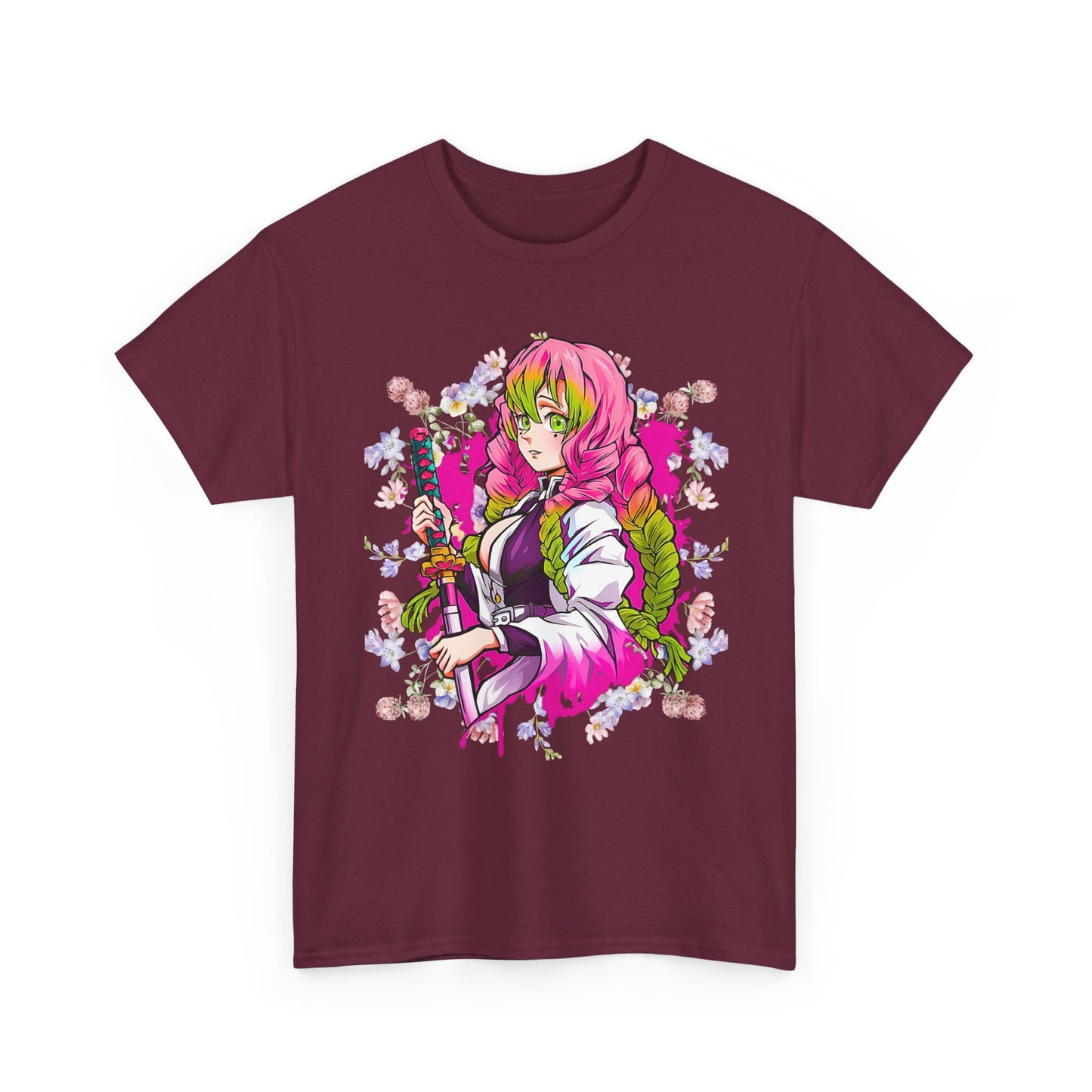 Mitsuri Kanroji Love Hashira T-Shirt | 100% Cotton Demon Slayer Anime Tee