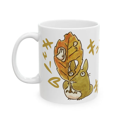 Cute Totoro Mug – Studio Ghibli Coffee Cup 11oz & 15oz – Adorable Anime Gift for Totoro Fans